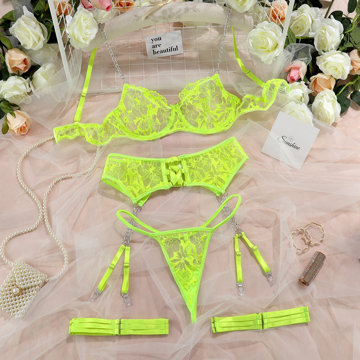 Talk That Talk Garter Set – Ace of Lace
